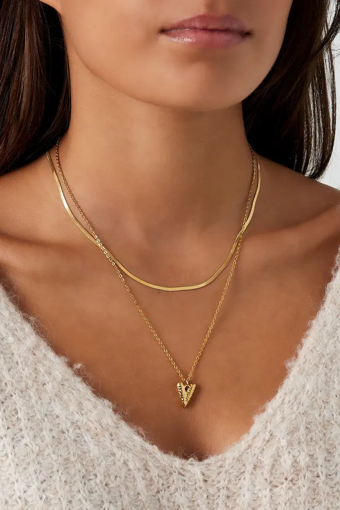 Ketting heartfelt layers