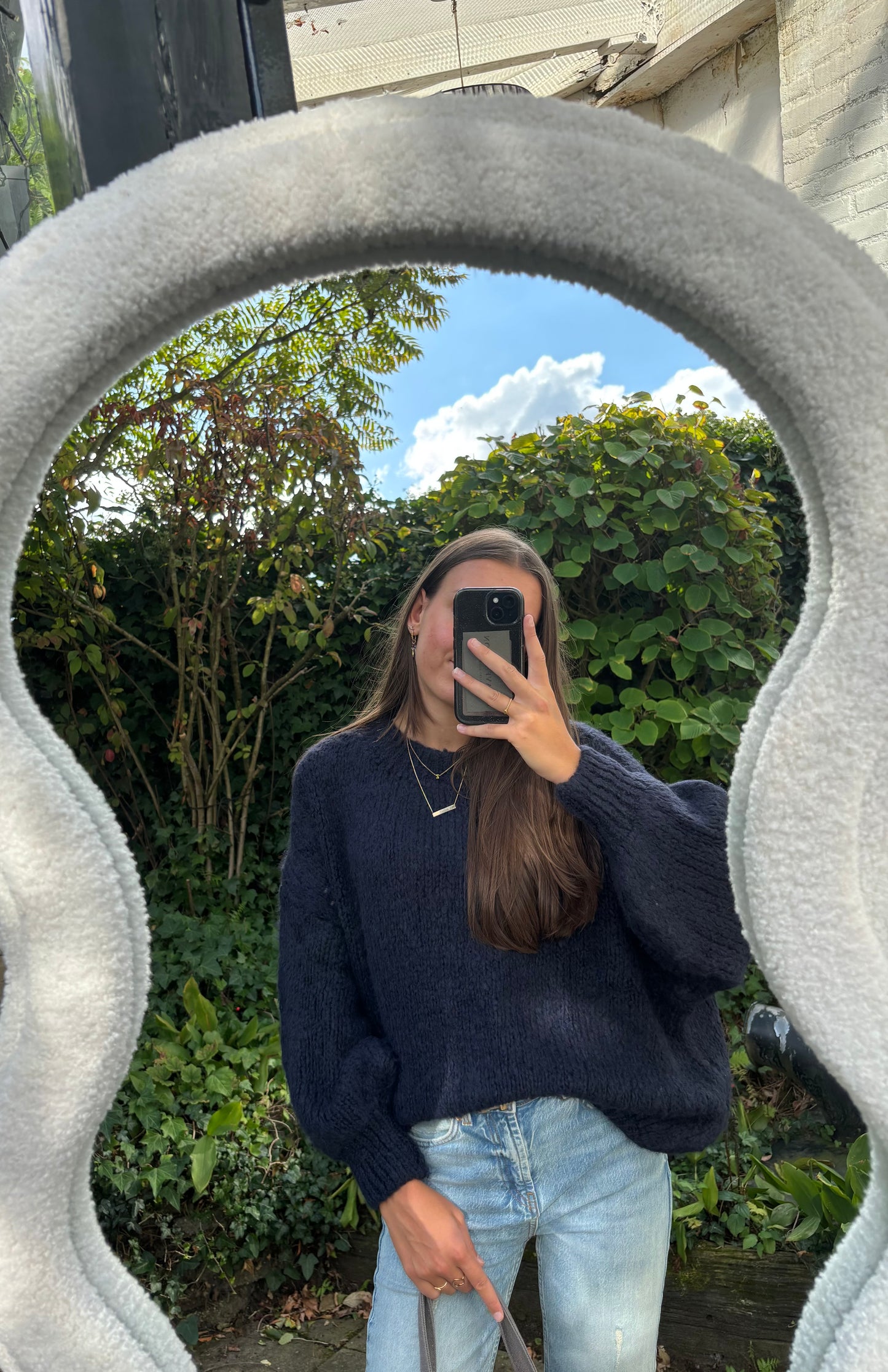 Zara comfy knit - navy