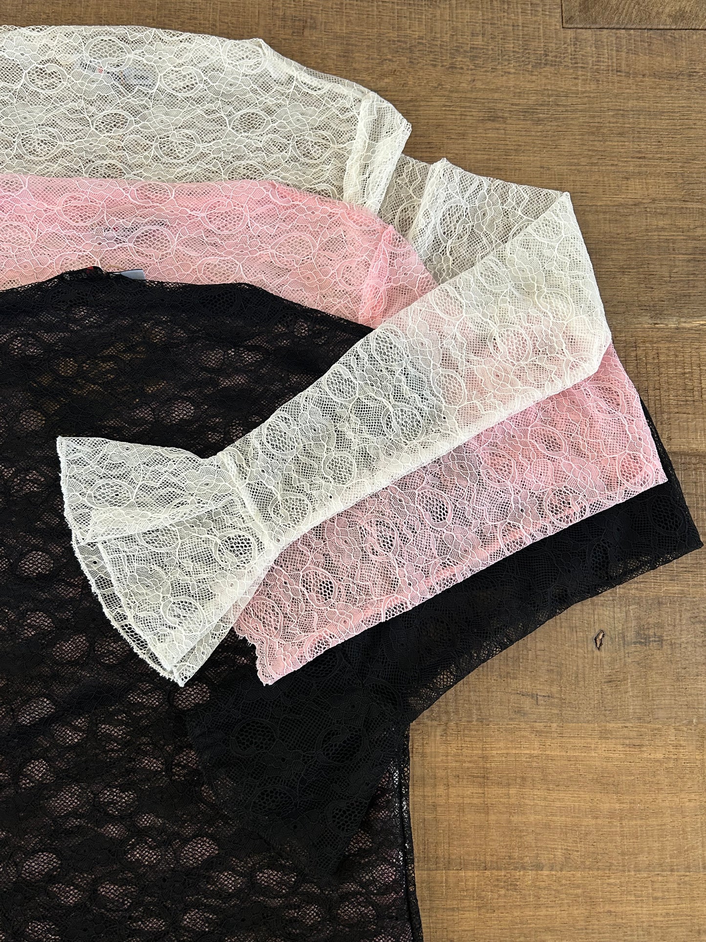 Lace top - ecru