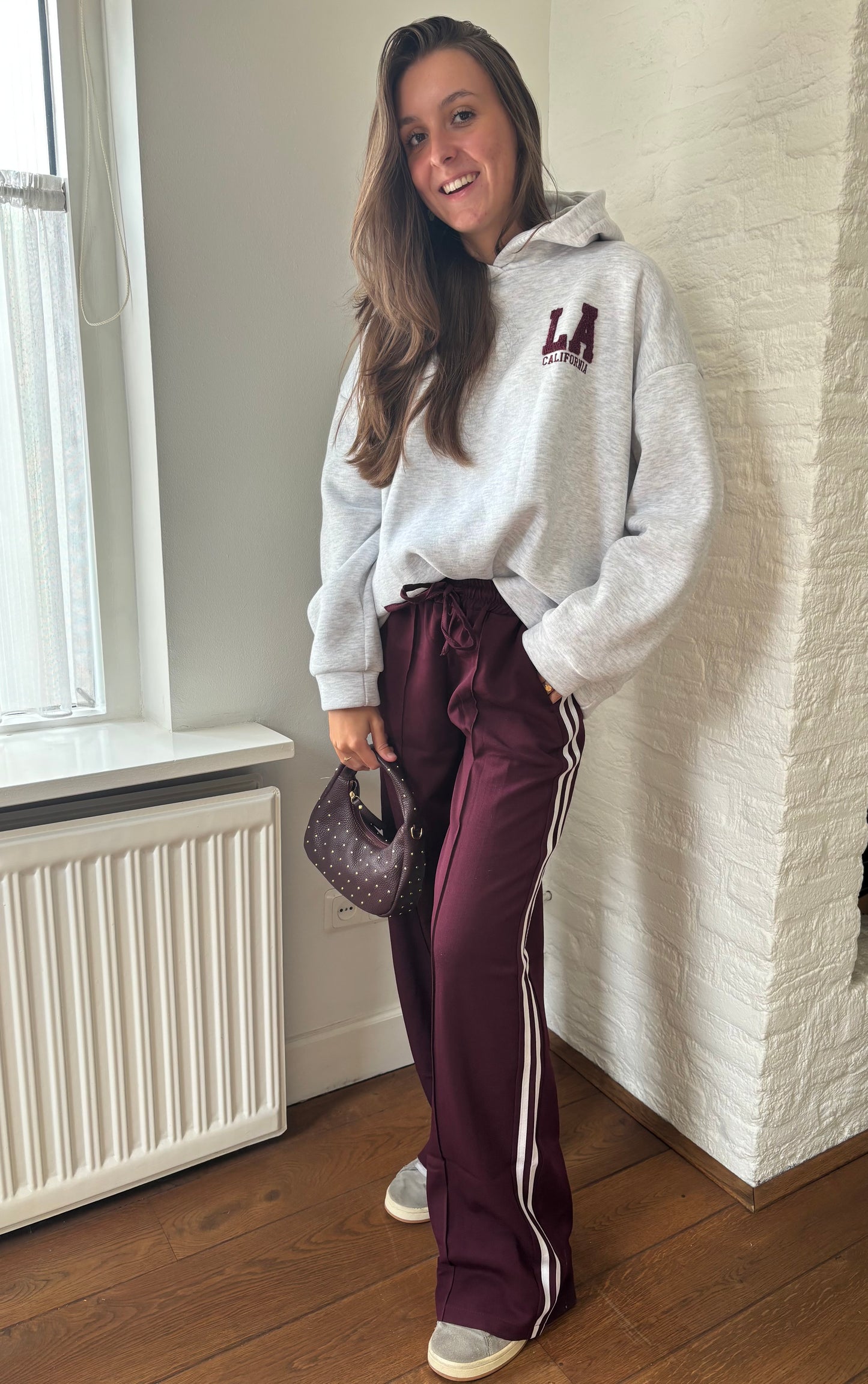 LA hoodie - grijs