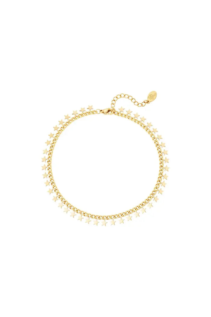 Roestvrij stalen armband sterren