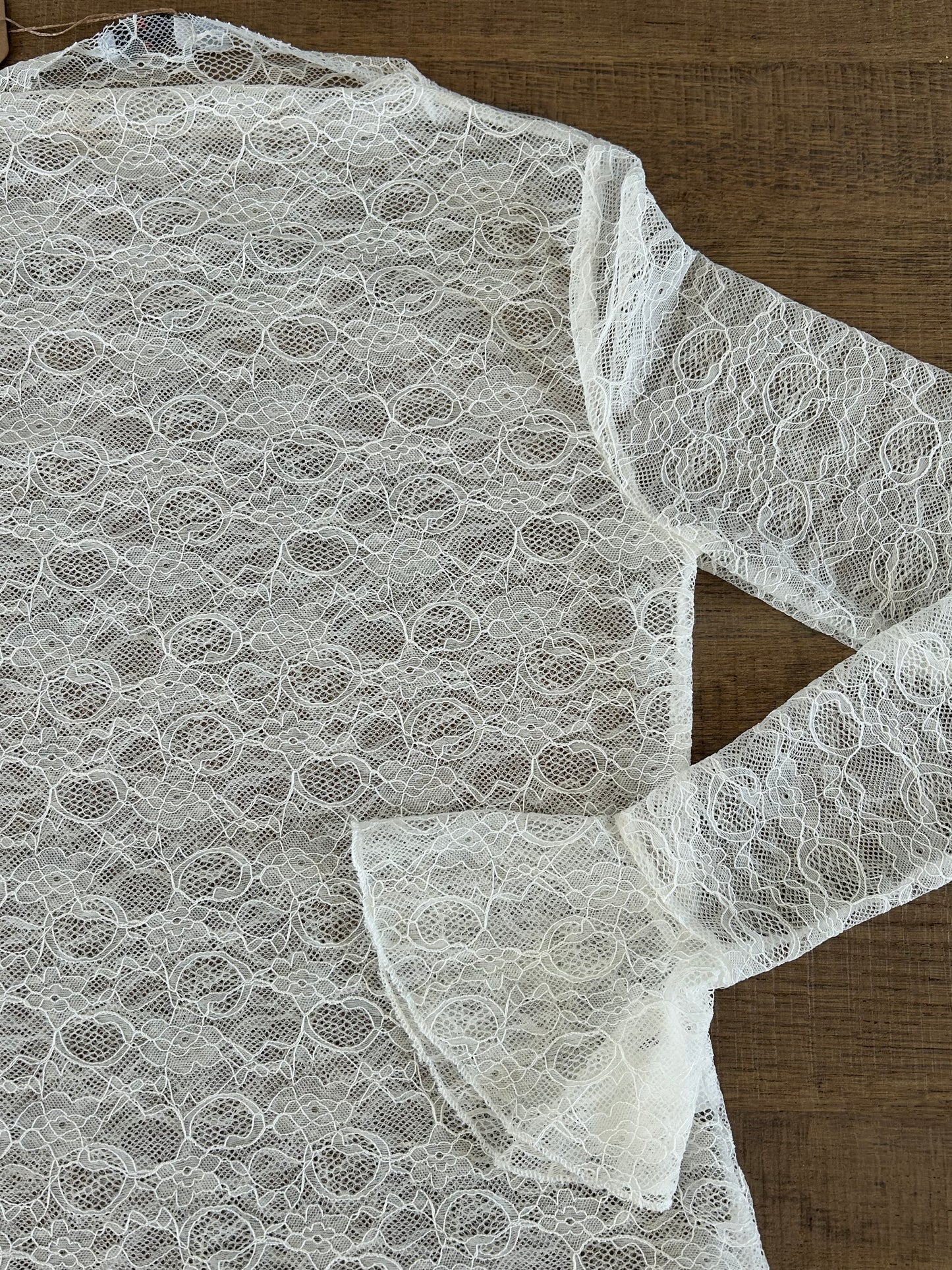 Lace top - ecru