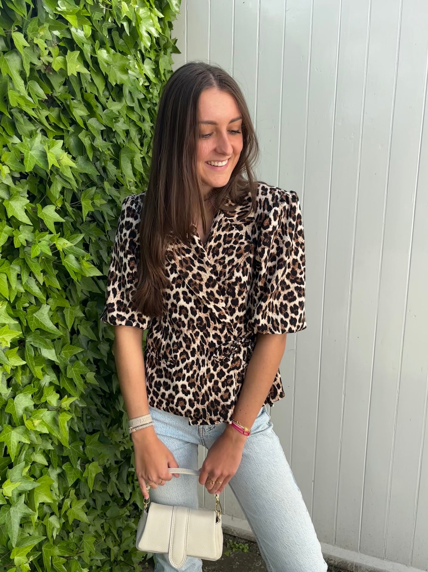 Strikblazer geknoopt - panter