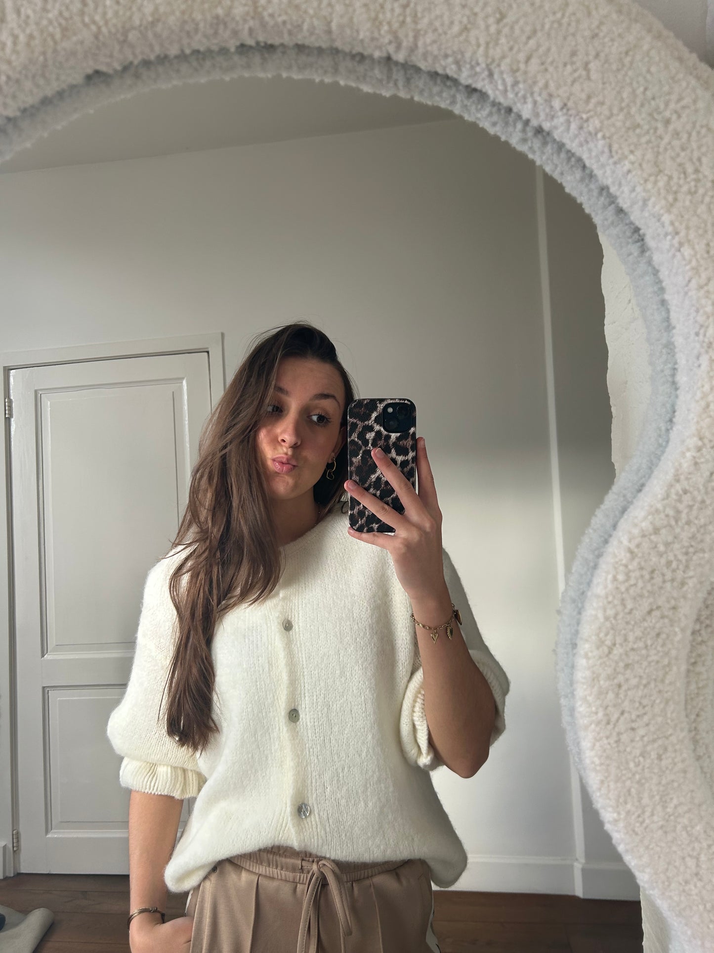 Lea cardigan - ecru