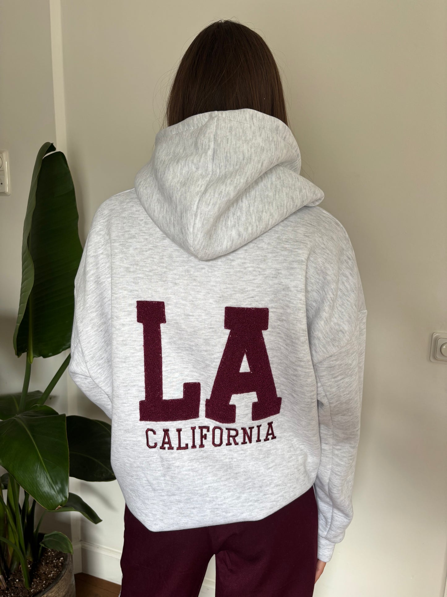 LA hoodie - grijs
