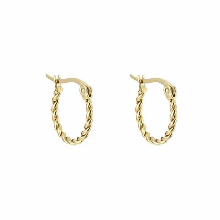 Twisted mini hoops