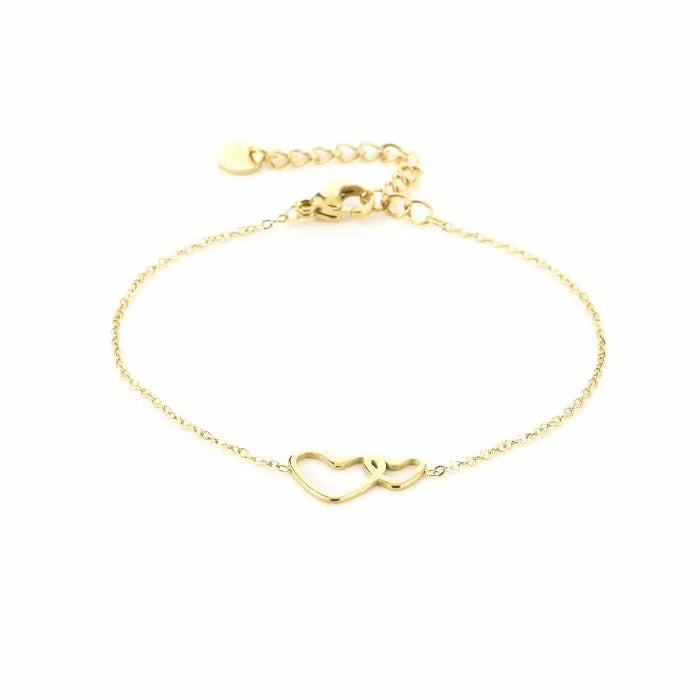 Armband two hearts