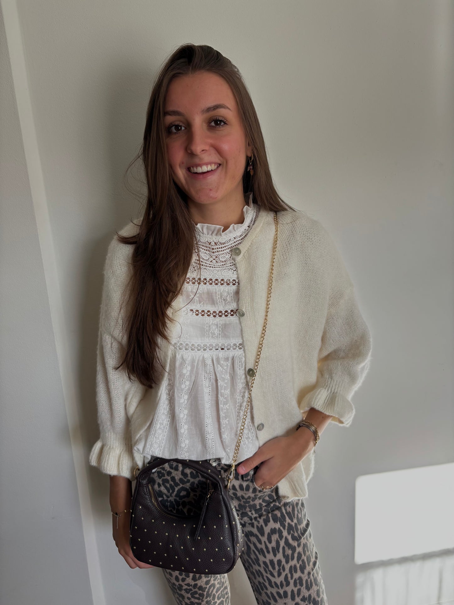 Lea cardigan - ecru