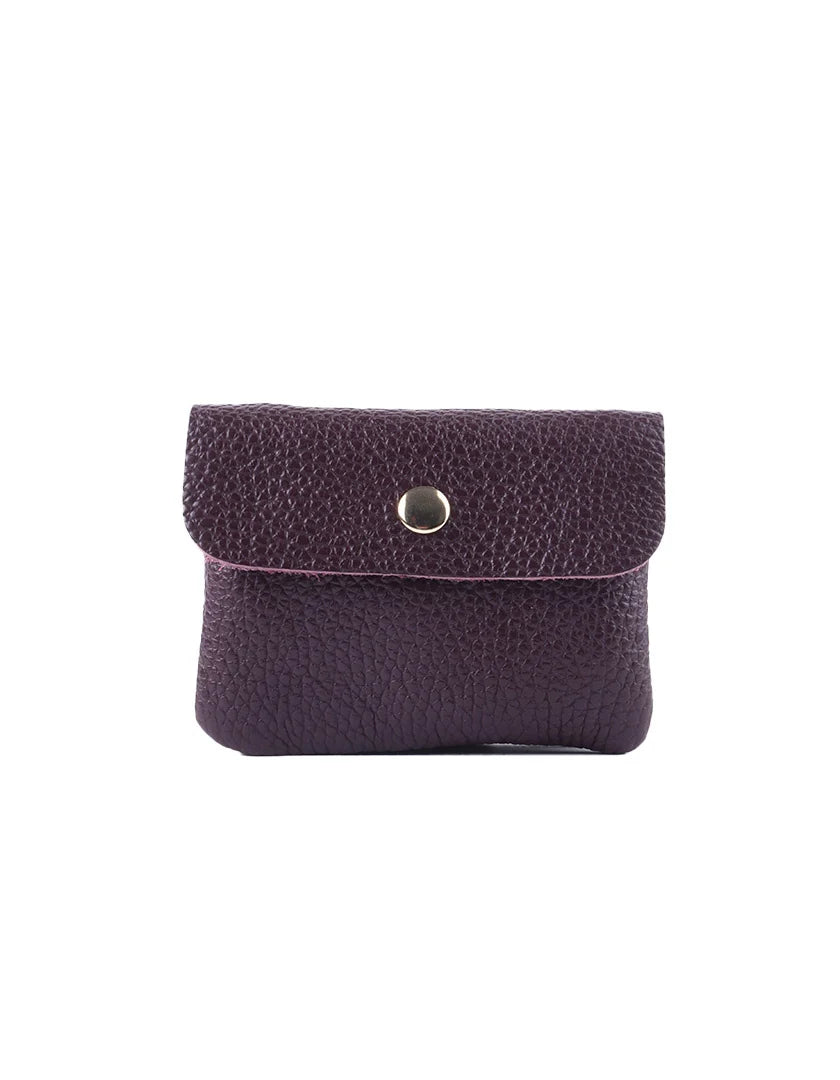 Leren portemonnee - bordeaux rood