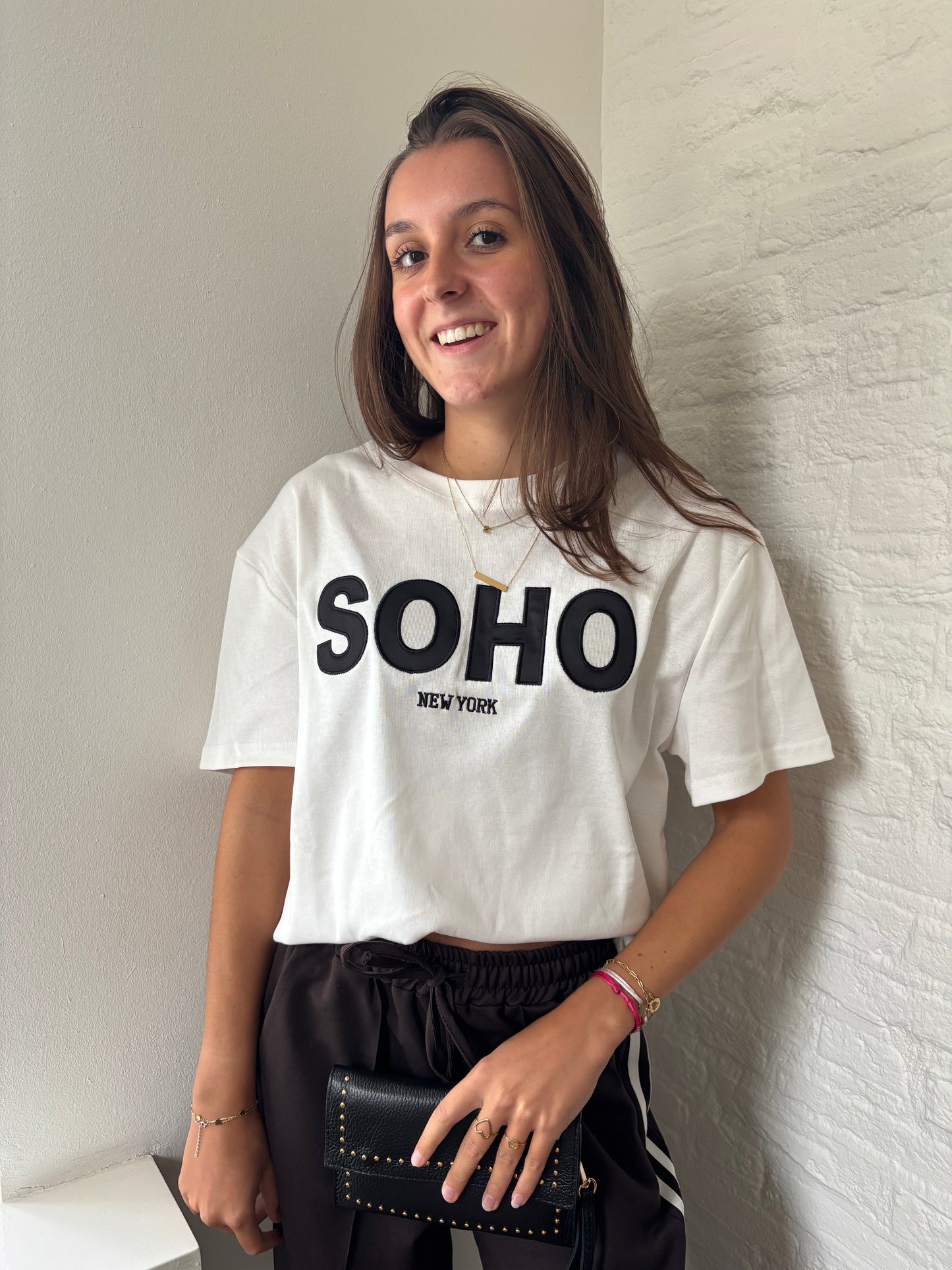 Ambika shirt soho - wit/zwart