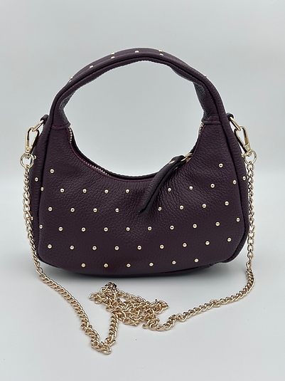 Tas studs - bordeaux rood