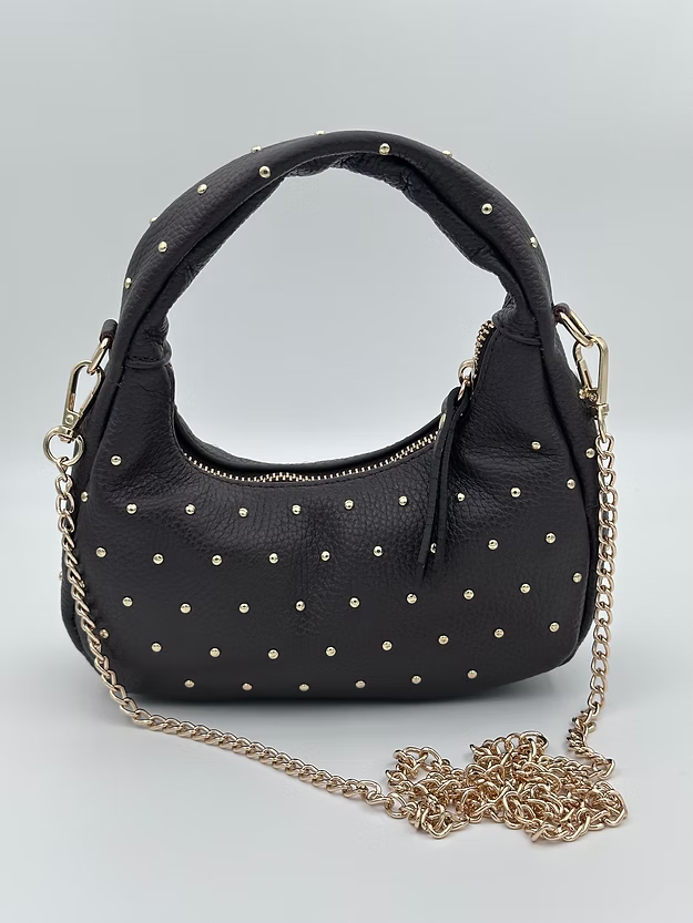 Tas studs - donkerbruin