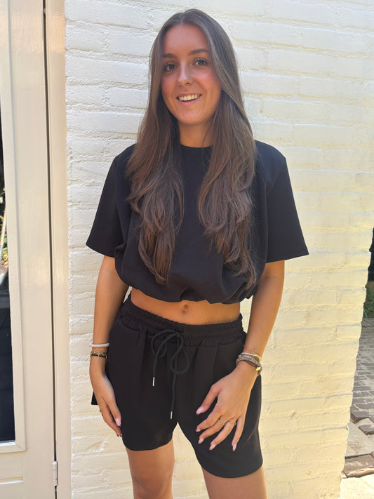 Two piece set - zwart