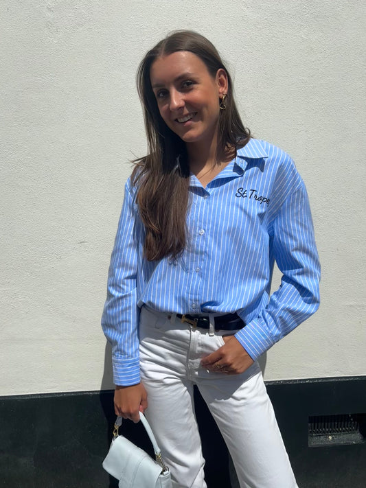 St. Tropez blouse - blauw