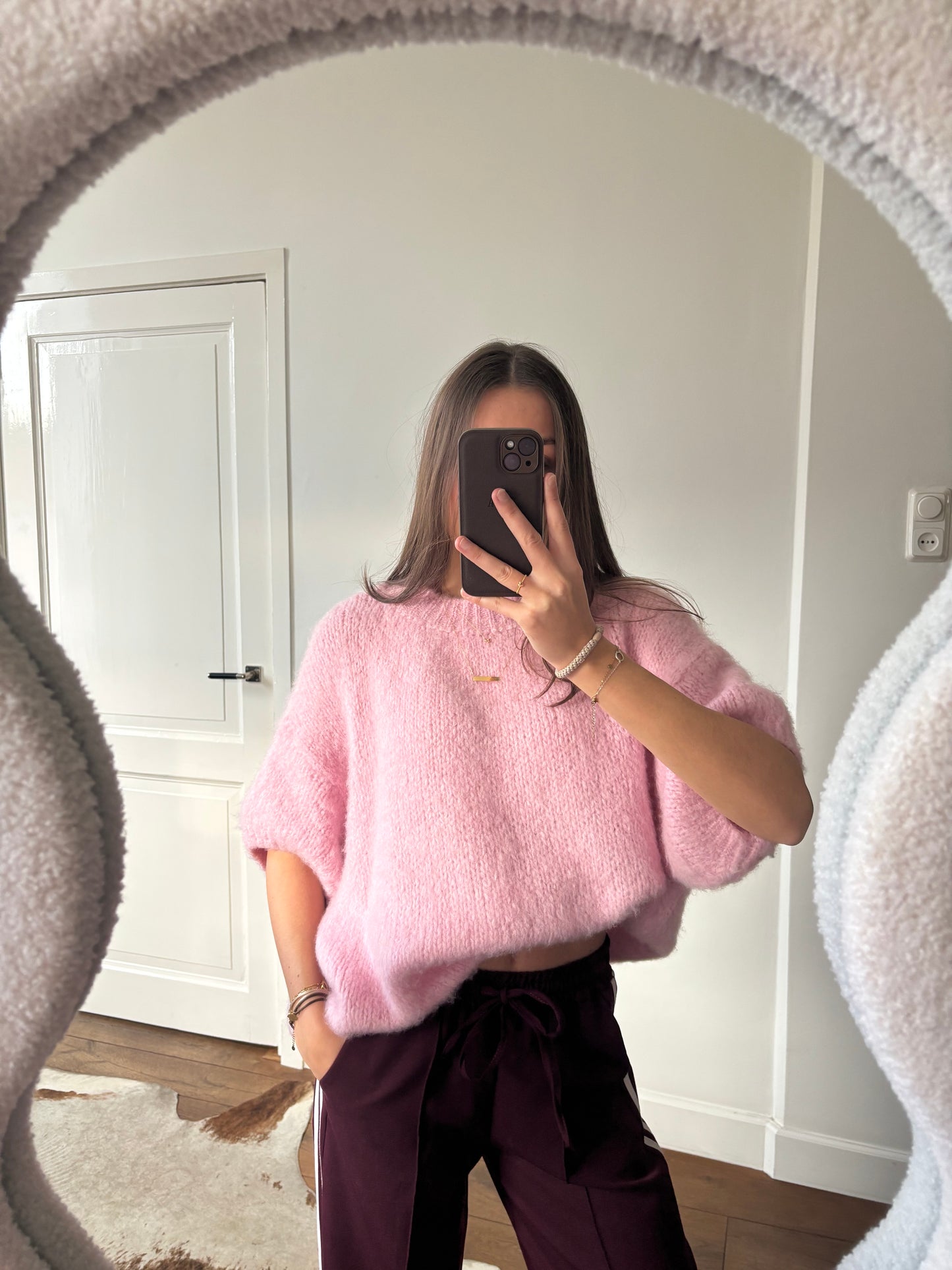 Ambika comfy knit - roze