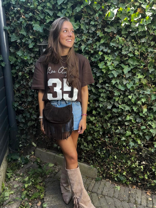 Ambika baseball tee - bruin - PRE ORDER