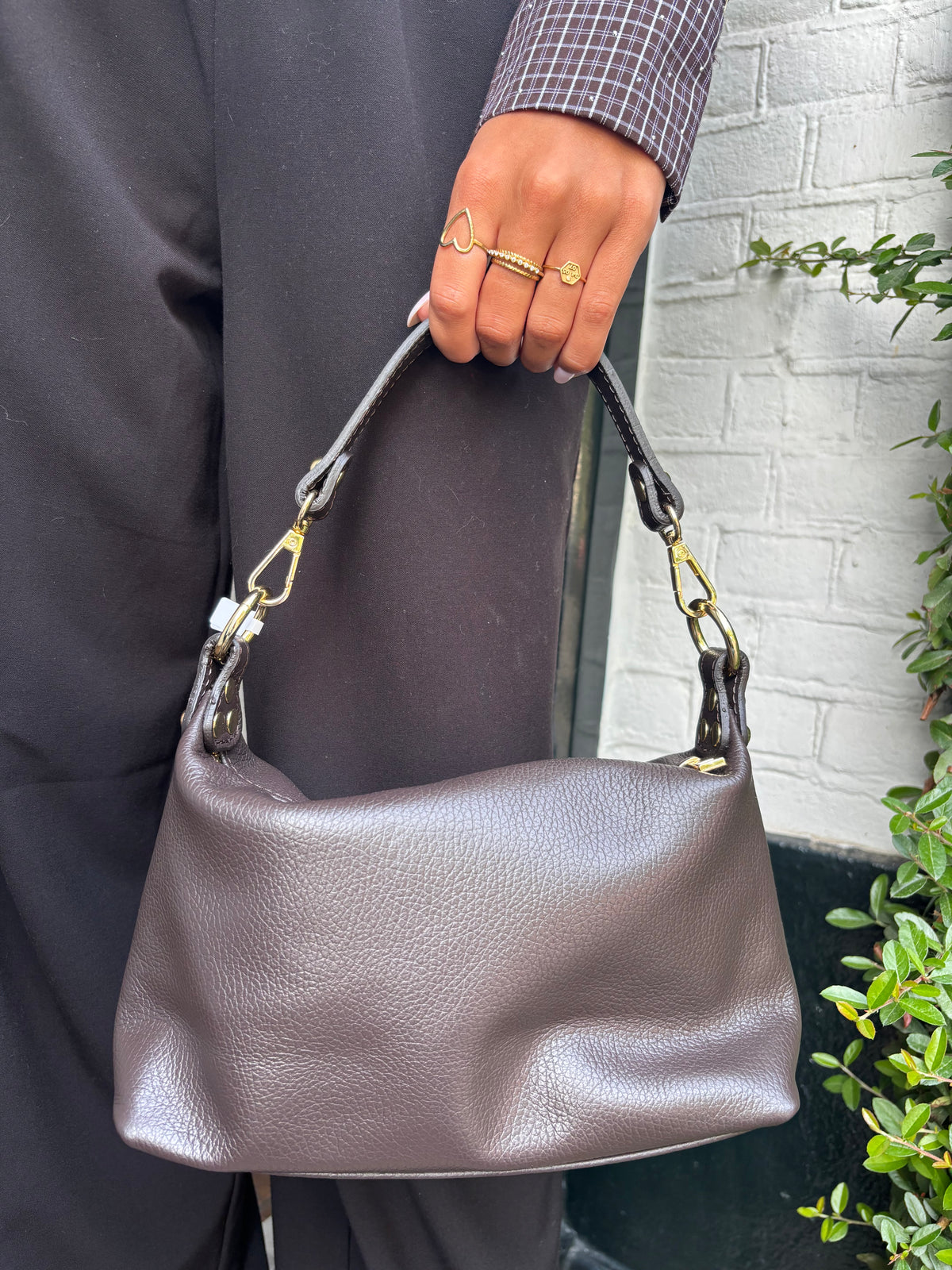Leren tas - bruin
