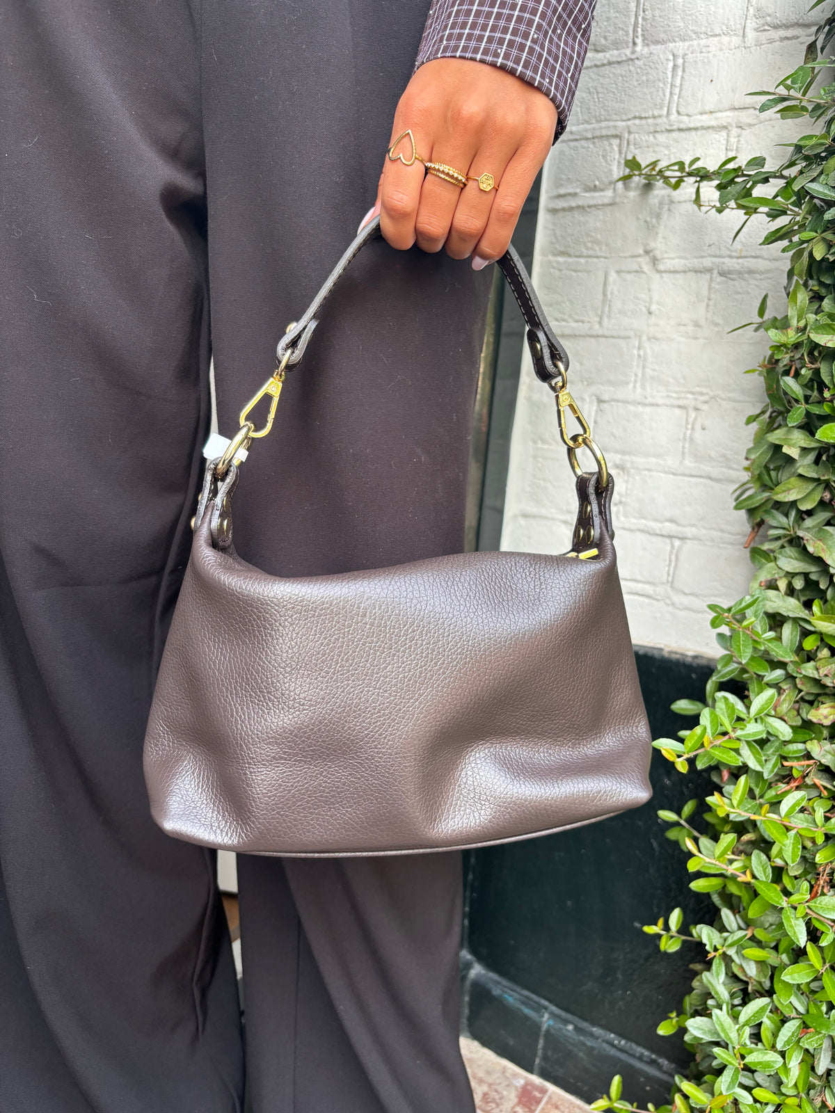 Leren tas - bruin