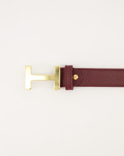 Hera riem - bordeaux rood
