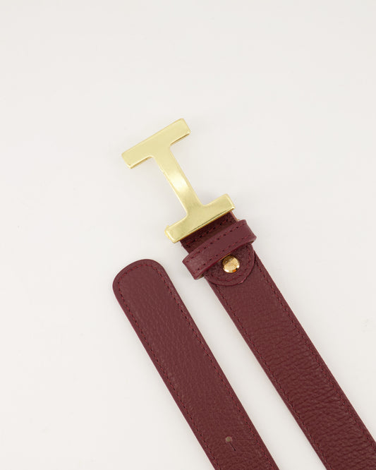 Hera riem - bordeaux rood