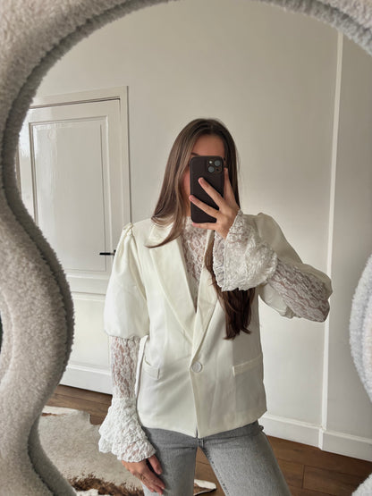 Ambika lace top - wit