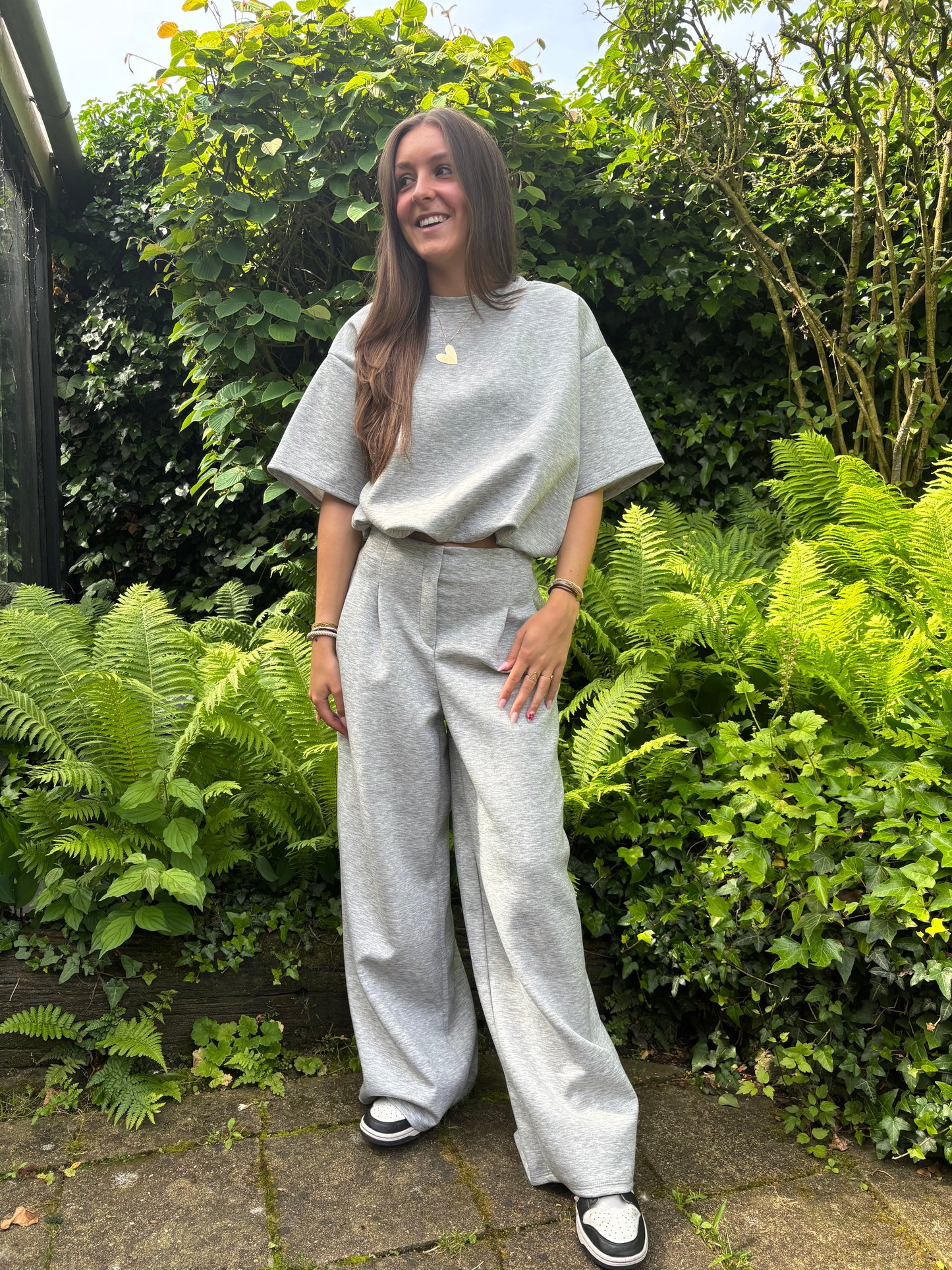 Comfy two piece set - grijs