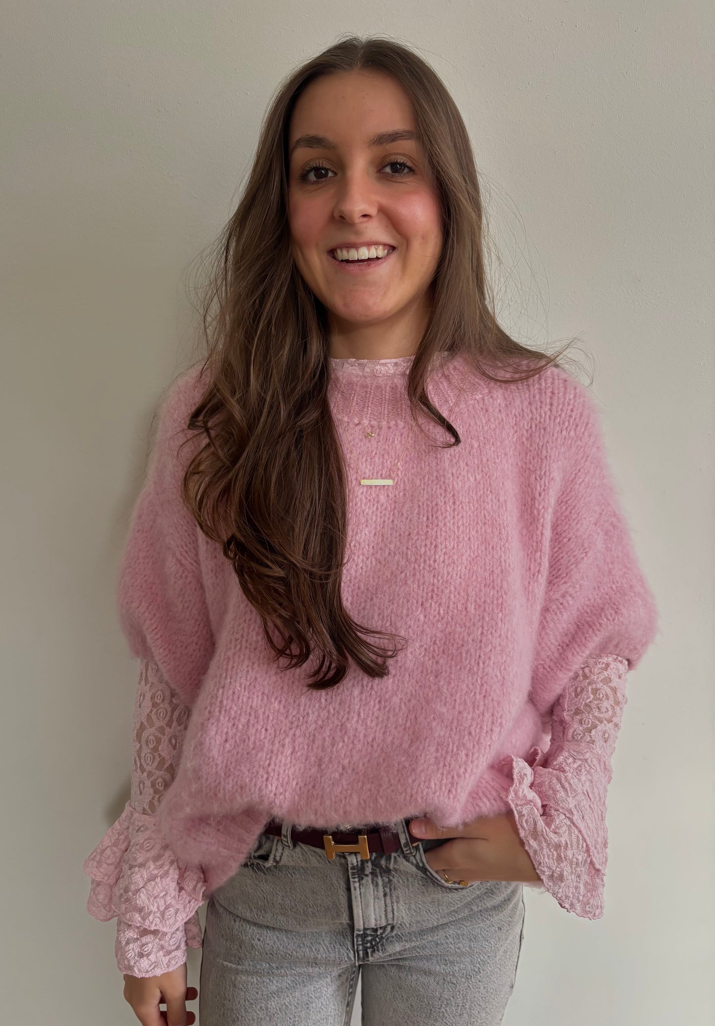 Ambika comfy knit - roze