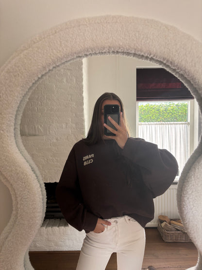 Paris club sweater - bruin