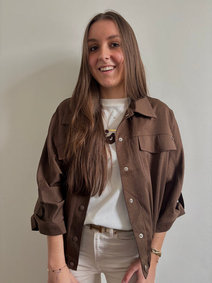 Ambika choco jacket - bruin