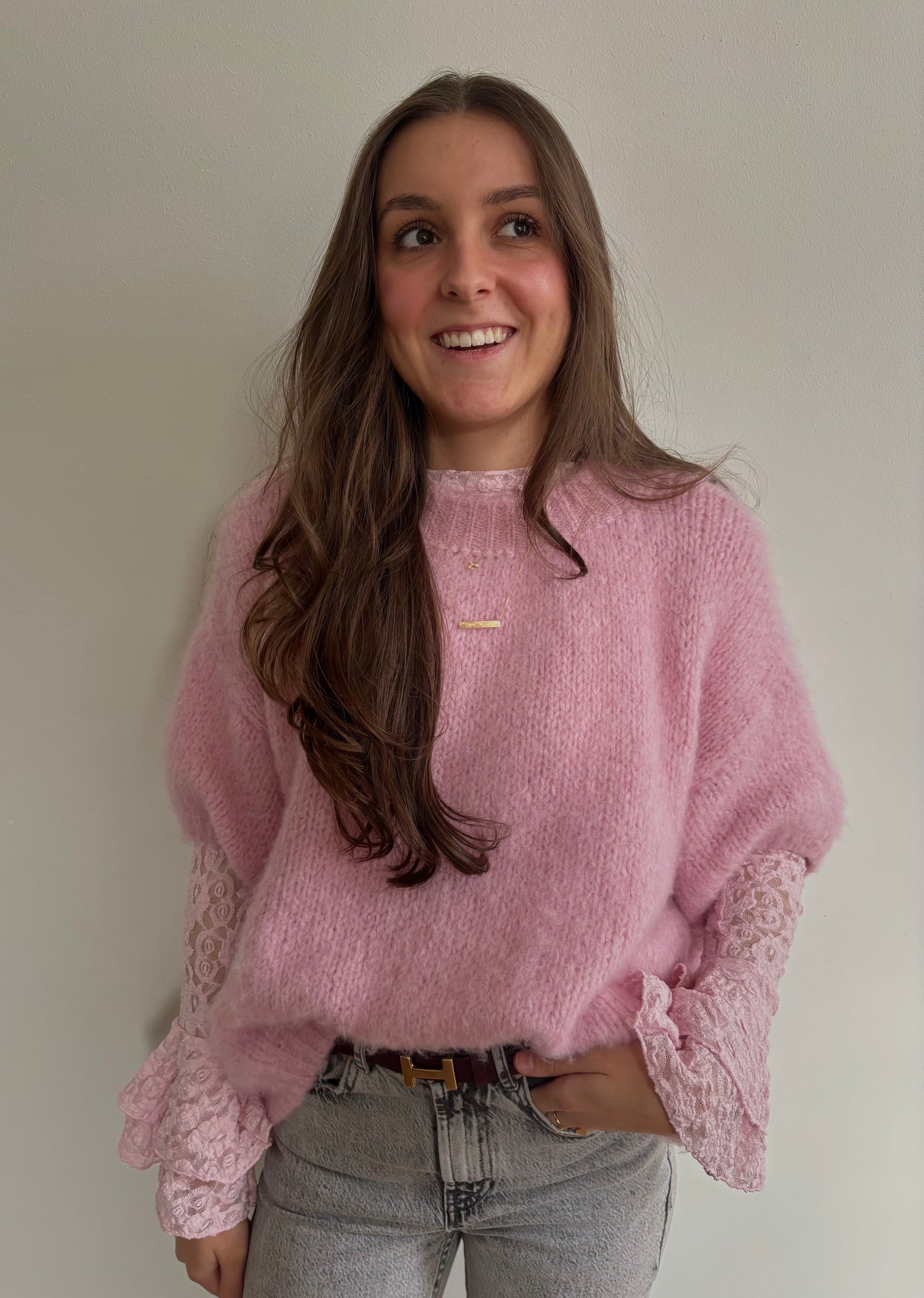 Ambika comfy knit - roze