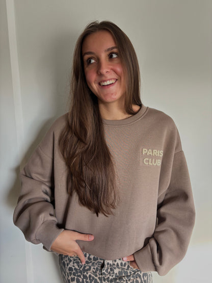 Paris club sweater - taupe