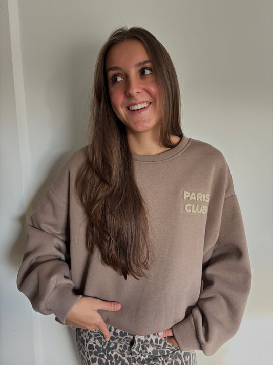 Paris club sweater - taupe