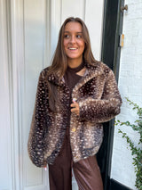 Bambi faux fur jacket - bruin