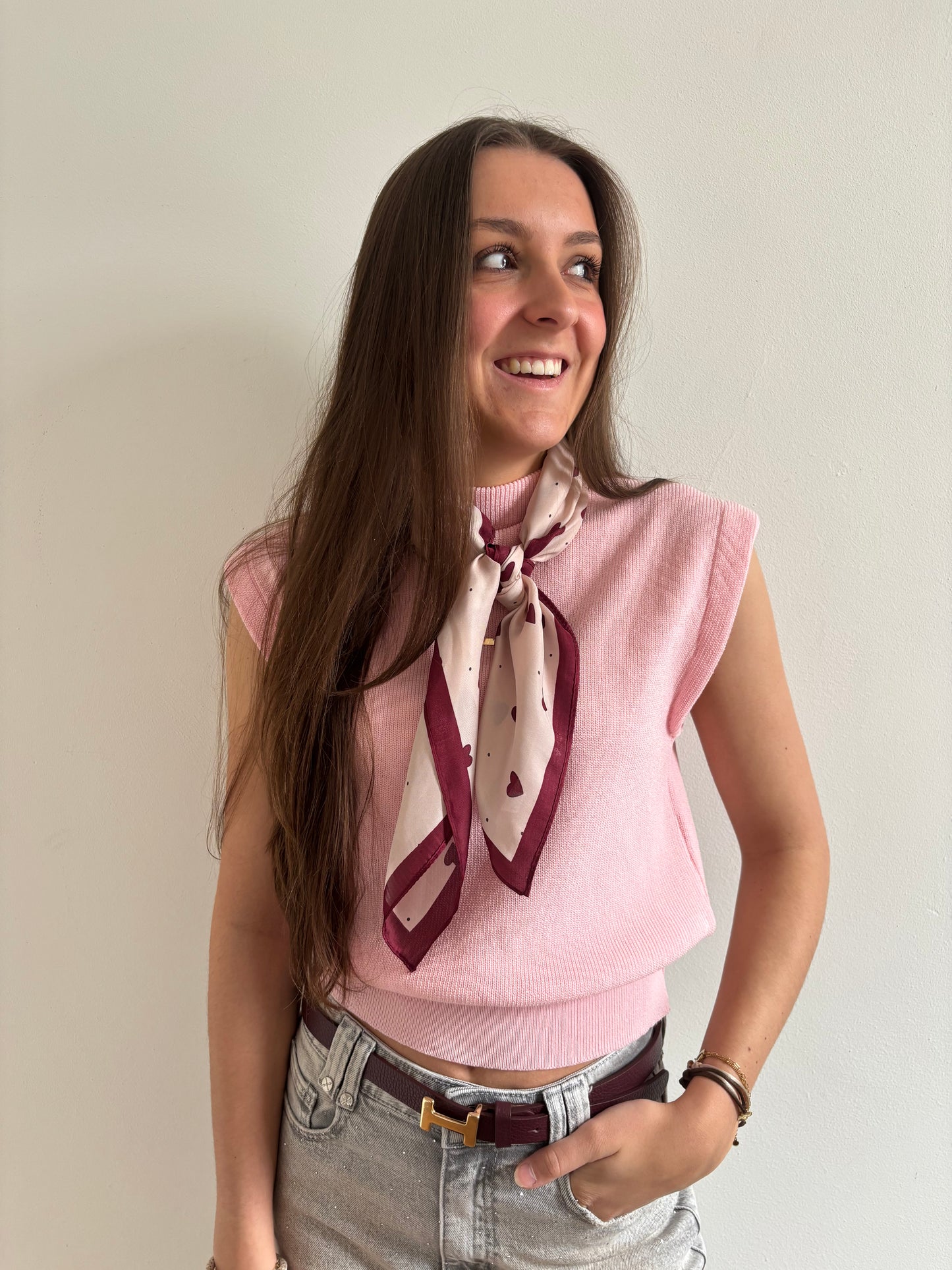 Essential top - roze