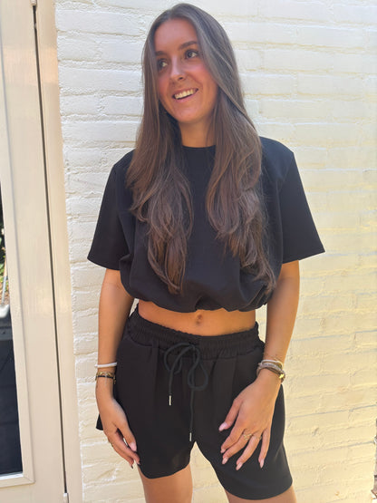 Two piece set - zwart