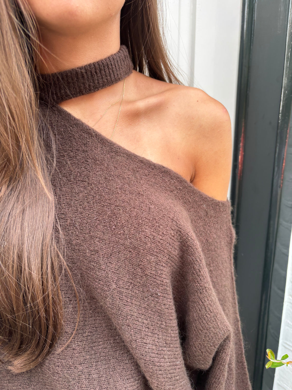 Trui halter - bruin
