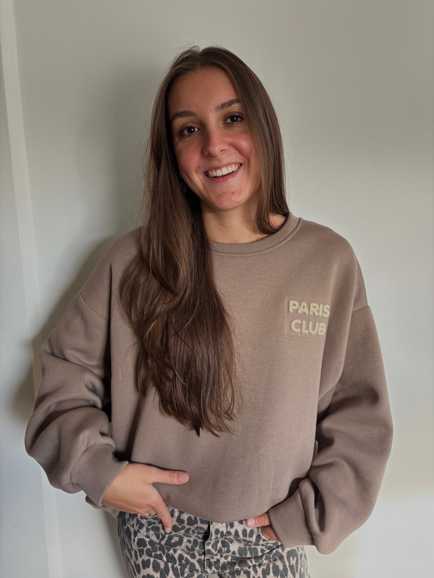Paris club sweater - taupe