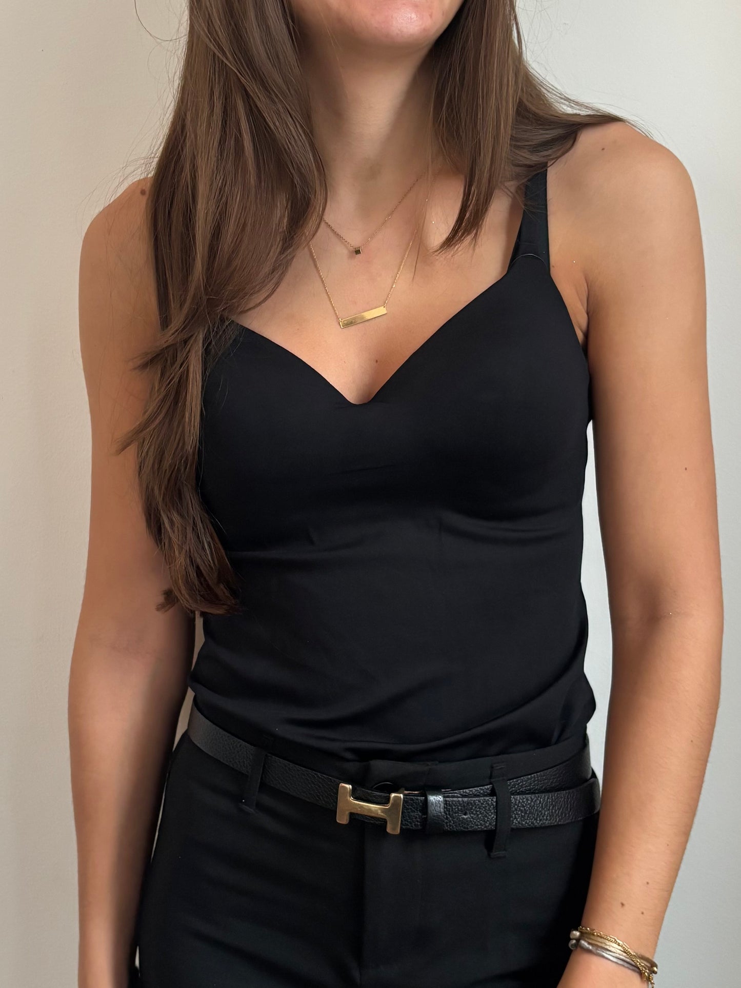 Seamless top - zwart