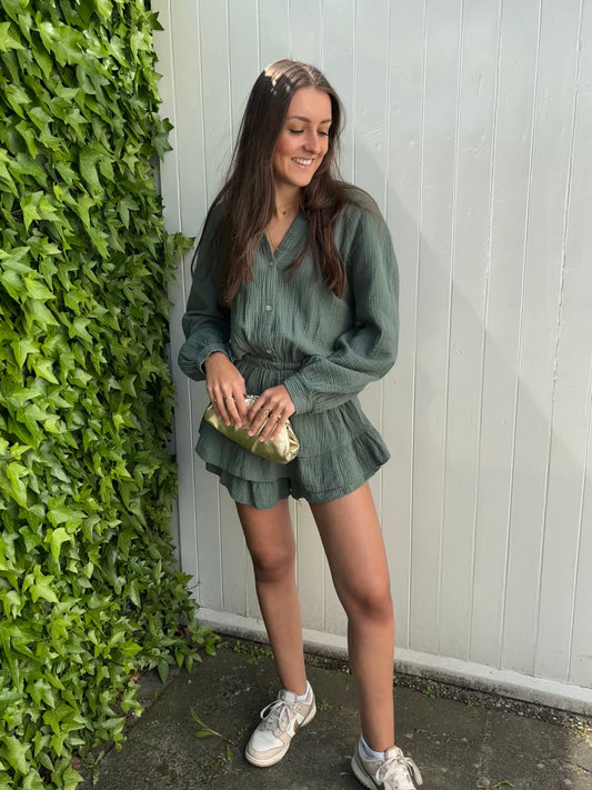 Liv playsuit - olijfgroen