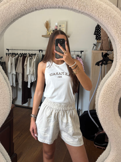 Le Marais Paris hemd - wit