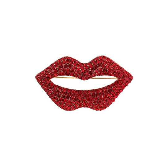 Broche lip - rood