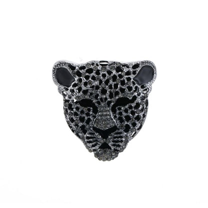 Broche panter - zwart