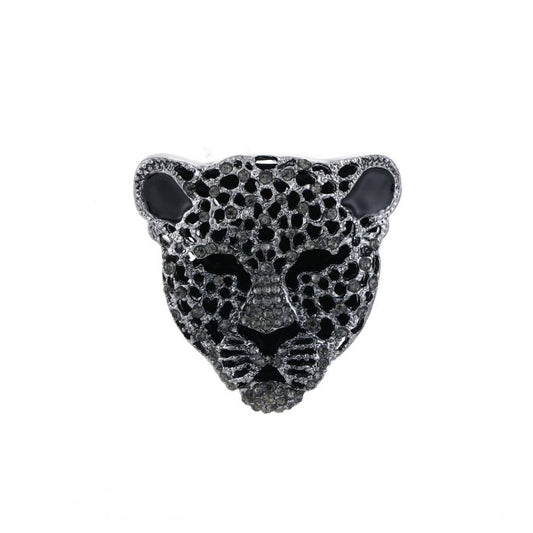 Broche panter - zwart