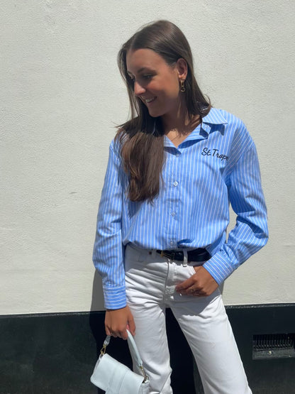 St. Tropez blouse - blauw