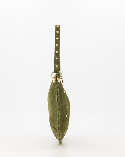 Casey suede tas - groen