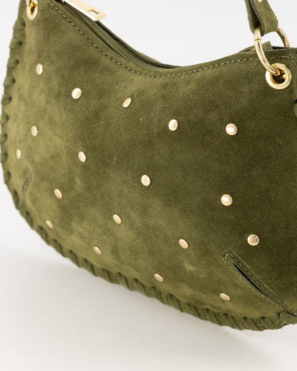 Casey suede tas - groen