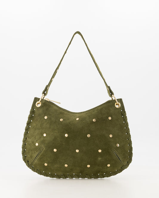 Casey suede tas - groen