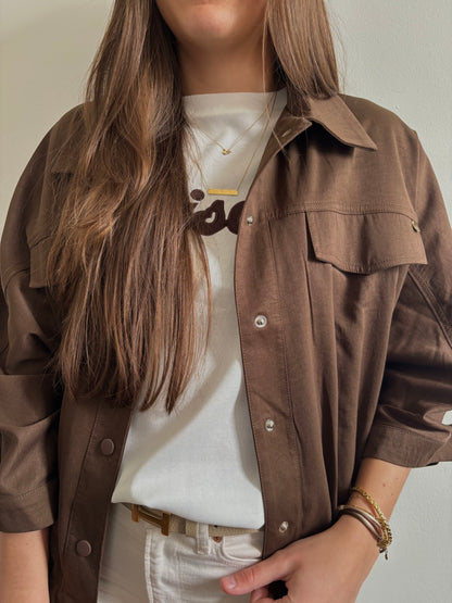 Ambika choco jacket - bruin