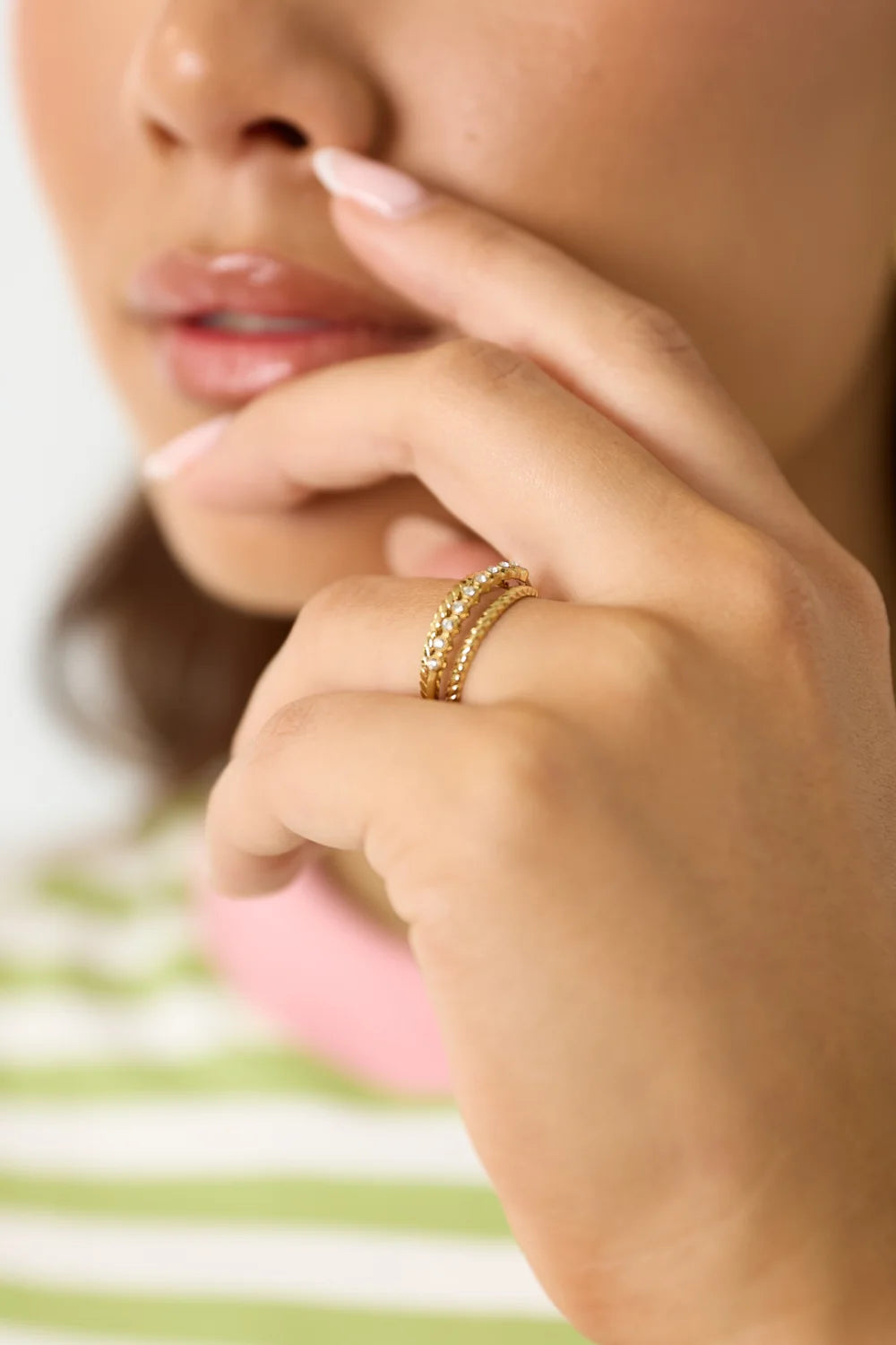 Ring double sparkle