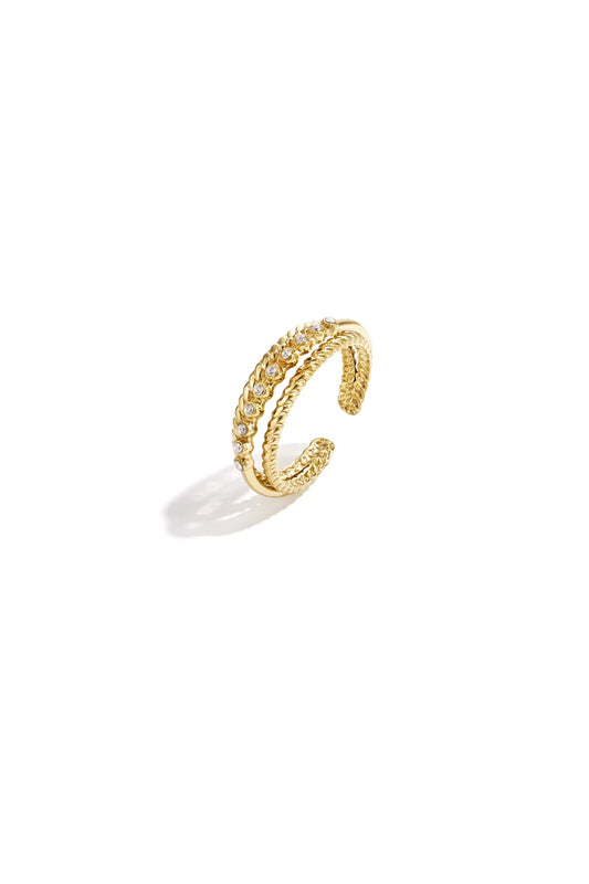 Ring double sparkle